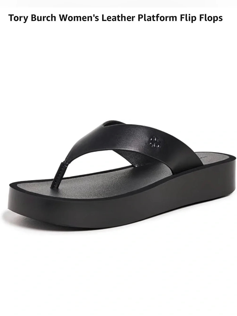 Tory Burch Women's Leather Platform Flip Flops
